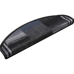 vidaXL Trapmatten Zelfklevend 5 stuks 56x17x3 cm Antraciet Halfrond