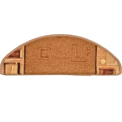 vidaXL Trapmatten zelfklevend 5 st 65x21x4 cm beige