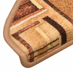 vidaXL Trapmatten zelfklevend 5 st 65x21x4 cm beige