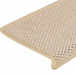 vidaXL Trapmatten zelfklevend 15 st sisal-look 65x21x4 cm Berber