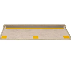 vidaXL Trapmatten zelfklevend 15 st sisal-look 65x21x4 cm lichtgroen