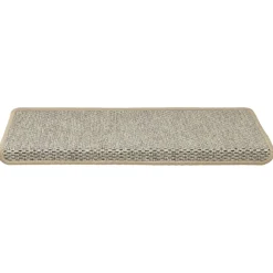 vidaXL Trapmatten zelfklevend 15 st sisal-look 65x21x4 cm lichtgroen