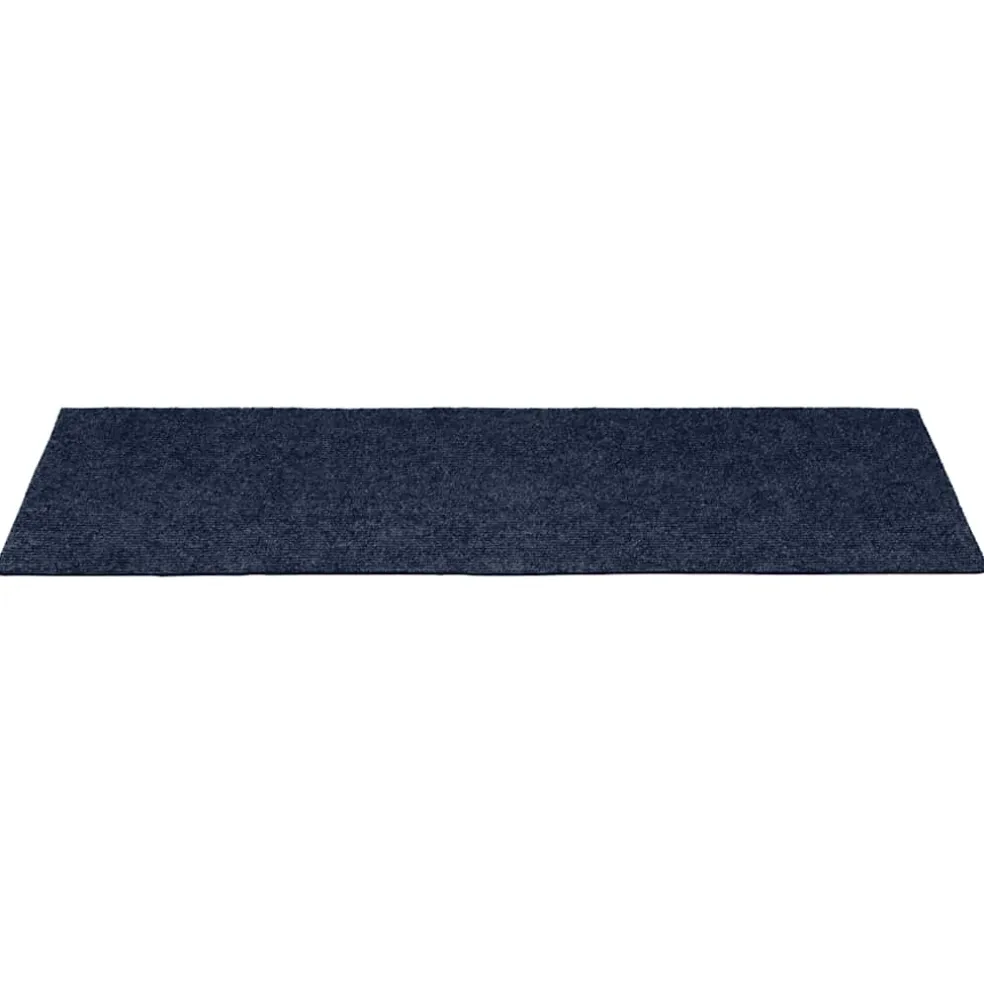 vidaXL Trapmatten zelfklevend 15 stuks 60x25 cm marineblauw rechthoekig