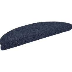 vidaXL Trapmatten Zelfklevend 15 stuks 56x17x3 cm Blauw Halfrond