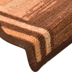 vidaXL Trapmatten zelfklevend 5 st 65x21x4 cm bruin