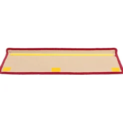 vidaXL Trapmatten zelfklevend 5 st 65x21x4 cm rood