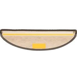 vidaXL Trapmatten zelfklevend 15 st sisal-look 56x17x3 cm grijs-beige