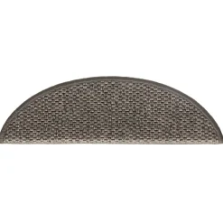 vidaXL Trapmatten zelfklevend 15 st sisal-look 56x17x3 cm grijs-beige