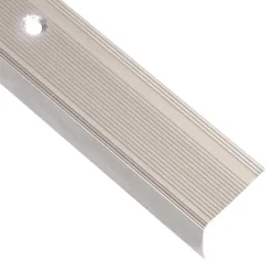 vidaXL Trapneuzen L-vormig 5 st 90 cm aluminium champagnekleurig