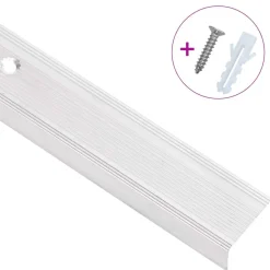 vidaXL Trapneuzen L-vormig 15 st 90 cm aluminium zilverkleurig