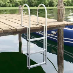 vidaXL 3-Traps Steigerladder zilver 58 x 77 x 144 cm Aluminium