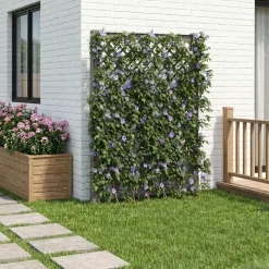 vidaXL Trellis met Spike PP Grijs