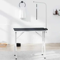 vidaXL Trimtafel voor huisdieren met 1 aanlijnoptie