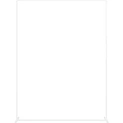 vidaXL Trouwrand Wit 150 x 49,5 x 200 cm Staal