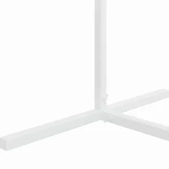 vidaXL Trouwrand Wit 150 x 49,5 x 200 cm Staal