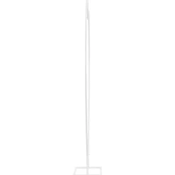 vidaXL Trouwrand Wit 195 x 35 x 211 cm Staal