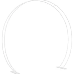 vidaXL Trouwrand Wit 223 x 45 x 201 cm Staal