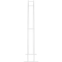 vidaXL Trouwrand Wit 223 x 45 x 201 cm Staal