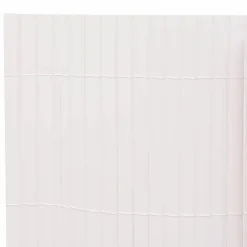 vidaXL Tuinafscheiding dubbelzijdig 90x300 cm wit