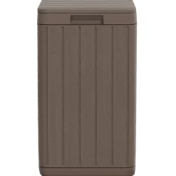 vidaXL Tuinafvalbak 38x38x65 cm polypropeen bruin