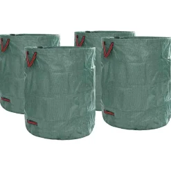 vidaXL Tuinafvalzakken 4 st 500 l Groen Polypropyleen