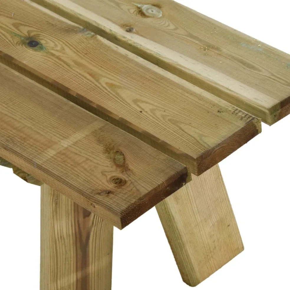 vidaXL Tuinbank 110 cm geïmpregneerd massief grenenhout