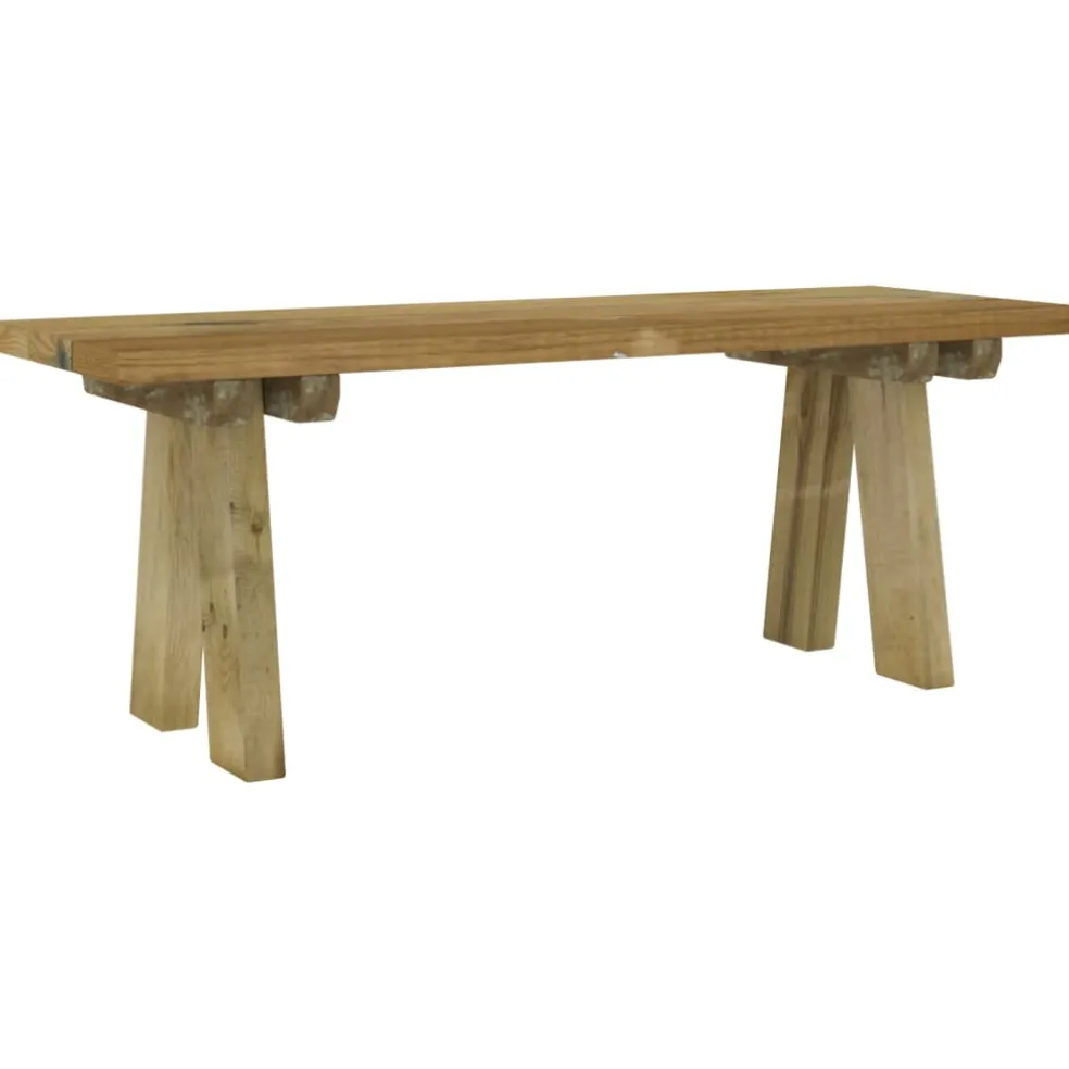 vidaXL Tuinbank 110 cm geïmpregneerd massief grenenhout