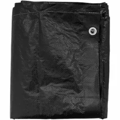 vidaXL Tuinbankhoes met 8 oogjes 130x70x70/88 cm polyetheen