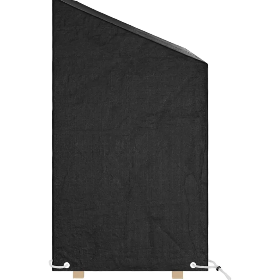 vidaXL Tuinbankhoes met 8 oogjes 130x70x70/88 cm polyetheen
