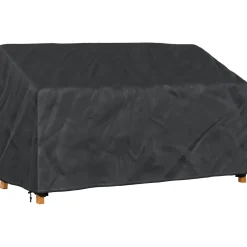 vidaXL Tuinbankhoes Zwart 165 x 70 x 65 / 94 cm 210D Oxford Stof