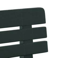 vidaXL Tuinbankje 110x52x71 cm polypropeen groen