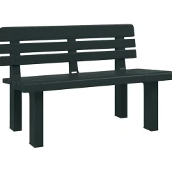 vidaXL Tuinbankje 110x52x71 cm polypropeen groen