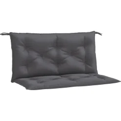 vidaXL Tuinbankkussens 2 st 100x50x7 cm oxford stof antracietkleurig