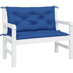 vidaXL Tuinbankkussens 2 st 100x50x7 cm oxford stof koningsblauw