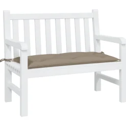 vidaXL Tuinbankkussen 110x50x7 cm oxford stof taupe