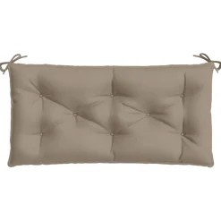 vidaXL Tuinbankkussen 110x50x7 cm oxford stof taupe