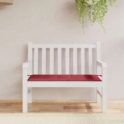 vidaXL Tuinbankkussen 100x50x3 cm oxford stof wijnrood