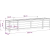 vidaXL Tuinbank met opbergruimte en plantenbak 193,5 x 40 x 41 cm