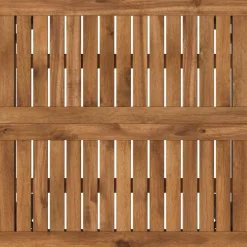vidaXL Tuinbar Tafel Naturel en Zwart 60 x 60,5 x 105 cm