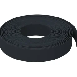 vidaXL Tuinbegrenzing 10 m 10 cm polyetheen zwart