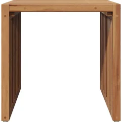 vidaXL Tuin Bijzettafel Bruin 45 x 45,5 x 45,5 cm Massief Teakhout