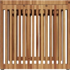 vidaXL Tuin Bijzettafel Bruin 45 x 45,5 x 45,5 cm Massief Teakhout
