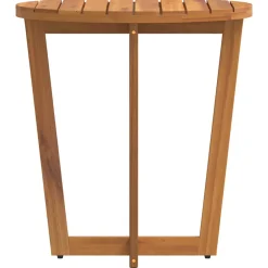 vidaXL Tuinbijzettafel rond Ø70x75 cm massief acaciahout