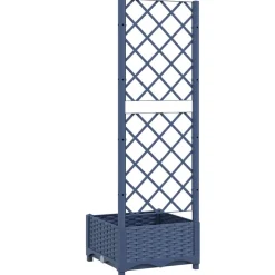 vidaXL Tuin Blauw Grijs 40 x 40 x 121,5 cm