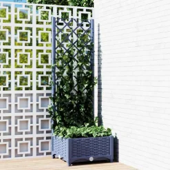 vidaXL Tuin Blauw Grijs 40 x 40 x 121,5 cm