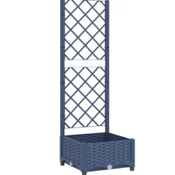 vidaXL Tuin Blauw Grijs 40 x 40 x 121,5 cm