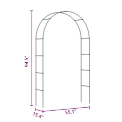 vidaXL Tuinbogen 2 st