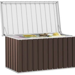 vidaXL Tuinbox Bruin 129x67x65 cm