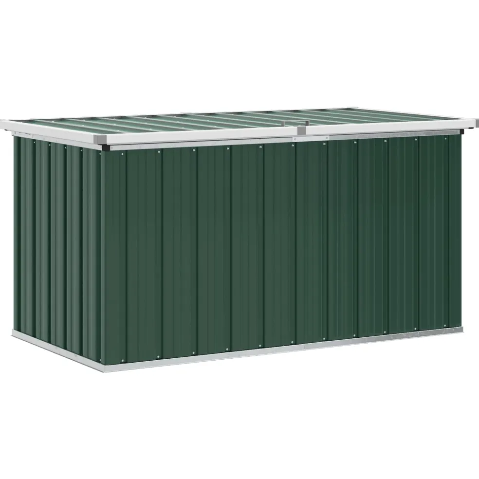 vidaXL Tuinbox Groen 129x67x65 cm