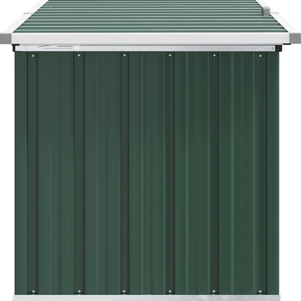 vidaXL Tuinbox Groen 129x67x65 cm